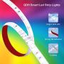 LED Lights for Bedroom 20 FT/6M RGB LED Strip Lights Music Sync Color Changing Rope Lights App Bluetooth Remote Control for Smart Home TV Wall Mirror Kitchen Bedroom Holiday Gifts