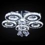 TongLan Crystal LED Ceiling Light Flush Mount 5 Rings Stainless Steel Pendant Lamp Modern Chandelier Lighting Fixture for Foyer Living Room Dining Room (Cool White) TongLan Crystal LED Ceiling Light Flush Mount 5 Rings Stainless Steel Pendant Lamp Modern Chandelier Lighting Fixture for Foyer Living Room Dining Room (Cool White)