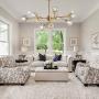 NOXARTE Gold Sputnik Chandelier 9 Lights Starburst Pendant Lighting with Crystal Globe Shade Modern Brass Ceiling Light Fixture for Living Room Bedroom