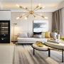 Modern Sputnik Chandeliers 8 Lights - Mid-Century Industrial Brushed Brass Light Fixture for Kitchen Living Room,Dining Room, Restaurant