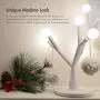 Tenergy Lumi Bloom Modern Table Lamp 8W LED DIY Nightstand Lamp Transformable for Hundreds Possible Shapes with 8 Warm White Bulbs Creative Stylish Lamp for Living Room Bedroom Office Ideal Gift Tenergy Lumi Bloom Modern Table Lamp 8W LED DIY Nightstand Lamp Transformable for Hundreds Possible Shapes with 8 Warm White Bulbs Creative Stylish Lamp for Living Room Bedroom Office Ideal Gift