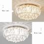 Modern Chandelier Crystals Ceiling Pendant Lighting Flush Mount Ceiling Light Crystal Ball Light Fixture for Hallway Bedroom Living Room Kitchen Island Dining Room (D 50cm/ 8-Light)