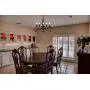 Ganeed French Country Chandeliers,5 Lights Black Crystal Candle Chandelier,Industrial Vintage Pendant Light Fixture Hanging Light for Island Kitchen Dining Room Farmhouse
