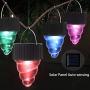 Flantor Hanging Solar Lights, Hanging Solar Ball Lights Outdoor 12 Pack Outdoor Glass Solar Hanging Lights Decorative Outdoor Lights for Garden, Yard, Patio, Lawn and Christmas, New Year