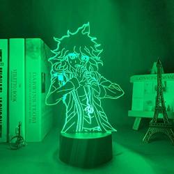 3D Night Light for Kids,Danganronpa V3 Nagito Komaeda Led Lamp for Bedroom Decor Danganronpa V3 Acrylic Neon Lamp Nagito Komaeda for Birthday/Xmas Gift