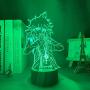 3D Night Light for Kids,Danganronpa V3 Nagito Komaeda Led Lamp for Bedroom Decor Danganronpa V3 Acrylic Neon Lamp Nagito Komaeda for Birthday/Xmas Gift