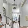 Emliviar 4-Light Dining Room Chandelier, Farmhouse Cage Pendant Hanging Light, Oil Rubbed Bronze Finish with Clear Glass Shade, YE19109-4 ORB