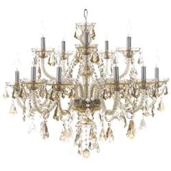 Generic Island Lights Crystals Chandelier 15 Lights Ceiling Fixtures Color Cognac ¡­