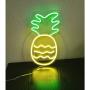 Britrio LED Neon Light Sign, 14”x7” Pineapple Neon Sign Wall Hanging Sign Wall Art for Bar Bedroom Living Room Kid’s Room Party,Home Decor Neon Night Light USB Powered(Yellow)