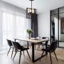 SEEBLEN 4- Light Pendant Light Black Adjustable Hanging Lights Vintage Foyer Lantern for Kitchen lsland Dining Room Hallway Farmhouse Ceiling Lights