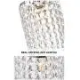 Luburs Crystal Wall Sconce Lighting Bathroom Vanity Mirror Light Fixture with Hangiing Crystal Linear Modern Crystal Room Light for Bedroom Contemporary Bedside Wall Lamp Chrome (2-Lights)