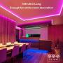 Onforu 49.2ft Smart WiFi LED Strip Lights,15m RGB Light Strip Compatible with Alexa, Google Assistant, Dimmable Colored LED Light Strip by App Control, Music Synchronize Color Changing Tape Lights
