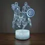 Spiderman Night Light for Kids Table Spiderman Lamp Christmas Present, 3D LED Illusion Lamp for Boys Bedroom Room Decoration, Remote Control Nightlight and Touch Light up (Spiderman Light)