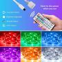 LED Strip Lights 32.8ft, RGB LED Light Strip, 5050 SMD LED Color Changing Tape Light with 44 Key Remote and 12V Power Supply, LED Lights for Bedroom, Home Decoration, TV Backlight, Kitchen, Bar