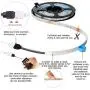 LED Strip Lights,32.8ft RGB 300LEDs Waterproof Light Strip Kits with infrared 44 Key, Suitable for Room,TV, Ceiling, Cupboard Bar Home Decoration