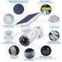 Motion Sensor Solar Lights Outdoor - 800Lumens Spotlight Solar Security Lights IP66 Waterproof, Wireless Solar Flood Light for Porch Garden Patio Driveway Pathway, Aluminum, 2-Pack (White)