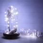 Twinkle Star 300 LED 99 FT Copper Wire String Lights Battery Operated 8 Modes with Remote, Fairy String Lights for Indoor Outdoor Home Wedding Party Decoration, White