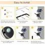 Solar Lights Outdoor, JIANYI Solar Pendant Light with Adjustable Multi-Position Panels, Waterproof Solar Light with Remote Control for Garage Garden Yard Patio Deck Shed Tent (No Sensor)