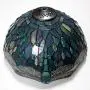 Tiffany Ceiling Fixture Light W12H11 Inch Semi Flush Mount Sea Blue Stained Glass Crystal Bead Dragonfly Lampshade S147 WERFACTORY Lamps Kid Living Room Bedroom Kitchen Island Bar Hallway Tiffany Ceiling Fixture Light W12H11 Inch Semi Flush Mount Sea Blue Stained Glass Crystal Bead Dragonfly Lampshade S147 WERFACTORY Lamps Kid Living Room Bedroom Kitchen Island Bar Hallway