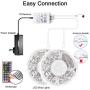 Daybetter Led Strip Lights, 50ft 270Leds RGB Led Light Strips Kits with Remote, Color Changing Led Lights for Bedroom Room Tv Kitchen Desk Party