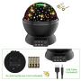 ATOPDREAM Night Light for Kids, Star Night Light Projector for Kids Rotating Light Projector for Kids Quiet Night Lights for Boys Age 2-10 Xmas Gifts for 2-10 Year Old Boys Stocking Stuffers Black