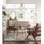 Canasta Modern Floor Lamp 3 Light Tree Satin Brass Adjustable Shade for Living Room Reading Bedroom Office - Possini Euro Design