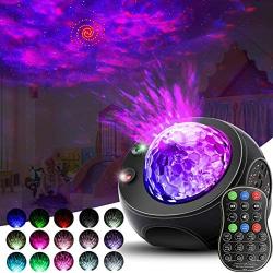 Star Projector for Bedroom Ceiling Adults,Starry Night Light Galaxy Projector for Room Party Kids Gift, 27 Modes LED Nebula Cloud/Ocean Wave/Laser Light Projector, Black