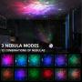 Galaxy Light Projector with Bluetooth Speaker, LED Star Night Light with Remote Control & Timer, Starry Light Projector for Bedroom Decor Ceiling, Nebula Cloud Moon Light Projector for Party and Date