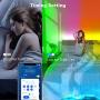 LED Lights for Bedroom Bluetooth 65.6ft,2 Rolls of 32.8ft,Dalattin Smart LED Strip Lights Sync to Music Color Changing Lights 5050 RGB with APP Control,Remote for Room,Kitchen,Party