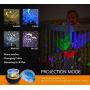 Star Night Light for Kids, Universe Night Light Projection Lamp, Romantic Star Sea Birthday New Projector lamp for Bedroom - 6 Sets of Film