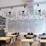 NOXARTE Ceiling Spider Lamp Industrial Hanging Pendant Light Adjustable Wire Indoor Lighting Fixture for Bedroom Living Room 8 Lights
