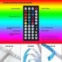 LED Strip Lights,YLCVBUD 32.8ft 3528 SMD RGB Rope Lights Music Sync Color Changing, Rope Light 600 SMD, IR Remote Controller Flexible Strip No White for Home Party Bedroom Party Indoor