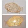 Zytyeu Chandelier Living Room Chandelier Fish Squid Bamboo Chandelier E27 Rattan Decorative lamp Shade Chandelier Dining Bedroom Living Room Adjustable Height Chandelier