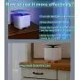Indoor Mosquito Killer and Flying Bugs Trap, Insect and Mosquito Trap for Mosquitoes, Flies, Bugs and Insects, Bug Zappers with Anti-Escape Design.with Timing Function