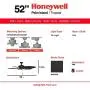 Honeywell Palm Island 52-Inch Tropical Ceiling Fan, Five Palm Leaf Blades, Indoor/Outdoor, Damp Rated, Bronze