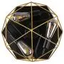Farmhouse Flush Mount Ceiling Light,Brass Metal Contemporary Ceiling Lighting Cage Pendant Lighting Lamp Fixture with 3 E26 Bulb Base for Hallway,Restaurant,Warehouse,Barn,Living Room, Kitchen