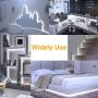 Onforu 32.8ft White LED Strip Light, Dimmable Tape Light, 6000K Daylight Bright White Ribbon Light, 12V Flexible Strip Lighting with 2835 LEDs for Mirror, Under Cabinet, Home, Bedroom, Non-Waterproof