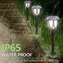 Solar Lights Outdoor Decorative - Gichies Solar Pathway Lights 10 Pack Waterproof Solar Lights Outdoor for Garden Pathway Walkway Yard Landscape Patio (Cool White)