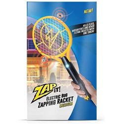 Zap It Bug Zapper Rechargeable Bug Zapper Racket, 4,000 Volt, USB Charging Cable