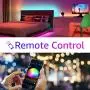 Olafus 65ft Smart RGB LED Strip Lights Kit, Music Synch WiFi Tape Lights with Remote, 24V 20m Strip with 600 LEDs 5050, Dimmable Color Changing Lighting Strips, Compatible with Alexa, Google Assistant