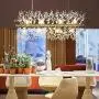 Modern Creative Linear Dandelion Chandelier Firework Chandelier G9 Lamp Holder Kitchen Dining Living Room Ceiling Lamp Lighting Fixture LED Light Home Decoration Hanging Installation Chandelier Gold
