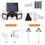 Outdoor Solar Light, Motion Sensor Security LED Light Dusk to Dawn Wireless, 2-in-1 Solar Powered Landscape Spot Lights Waterproof for Yard Driveway Lighting, Egreat (Black, Solar Flood Light) Outdoor Solar Light, Motion Sensor Security LED Light Dusk to Dawn Wireless, 2-in-1 Solar Powered Landscape Spot Lights Waterproof for Yard Driveway Lighting, Egreat (Black, Solar Flood Light)