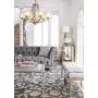 Layne Antique Brass Pendant Light 19'' Wide Modern Silver Organza Clear Glass Fixture for Kitchen Island Dining Room - Possini Euro Design