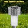 Solar Lights Outdoor, 12Pack Stainless Steel Outdoor Solar Lights - Waterproof, LED Landscape Lighting Solar Powered Outdoor Lights Solar Garden Lights for Pathway Walkway Patio Yard & Lawn-Cool White