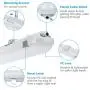 AceLite LED 4FT Vapor Tight Light Fixture, 40W, 5000LM, IP65 Waterproof Outdoor Shop Lights, 6000K Bright White, LED Vapor Proof Lighting, 4-Pack