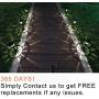 Solar Walkway Lights Outdoor, Warm White Pathway Garden Stakes, Waterproof Sun Powered LED Landscape Lighting for Yard,Path,Lawn Decor (8Lumens, 6Pcs)