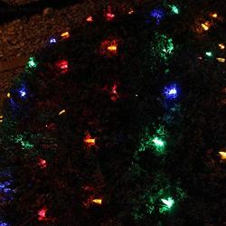 Joiedomi 100 LED Christmas Net Lights for Indoor & Outdoor Decorations, Christmas Events, Christmas Eve Night Decor, Christmas Tree, Bushes (Multi-Color)