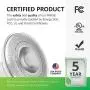 Sunco Lighting 6 Pack PAR38 LED Bulb 13W=100W, 6000K Daylight Deluxe, 1050 LM, Dimmable, Indoor/Outdoor Spotlight, Waterproof - UL & Energy Star Listed