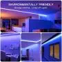 [Sync with Music] 32.8ft RGB LED Strip Lights with Remote 5050 10m Color Changing Lights with 12V Power Supply + Control Box, Ideal Lights for Bedroom, Party Decorations (Pack of 2 5m LED Light Strip)