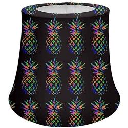FKELYI Pineapple Tropical Design Lamp Shades for Table Lamp and Floor Light,Handmade Decor Floor Lamps Shade for Dining Room Living Room Bedroom Study Nightstand Dresser-S